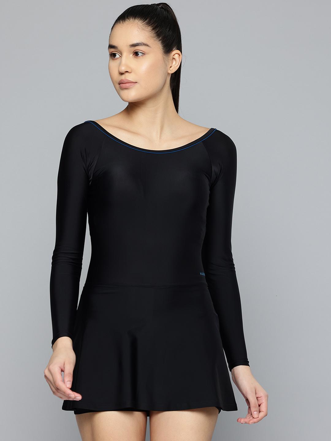 Long Sleeve Swimsuit Decathlon Swimwear Girls Swimming Decathlon Swim Suits  Buy Decathlon Boat Neck Long Sleeve Swim Dress With Attached Shorts  Swimwear For Women 28745130 Myntra