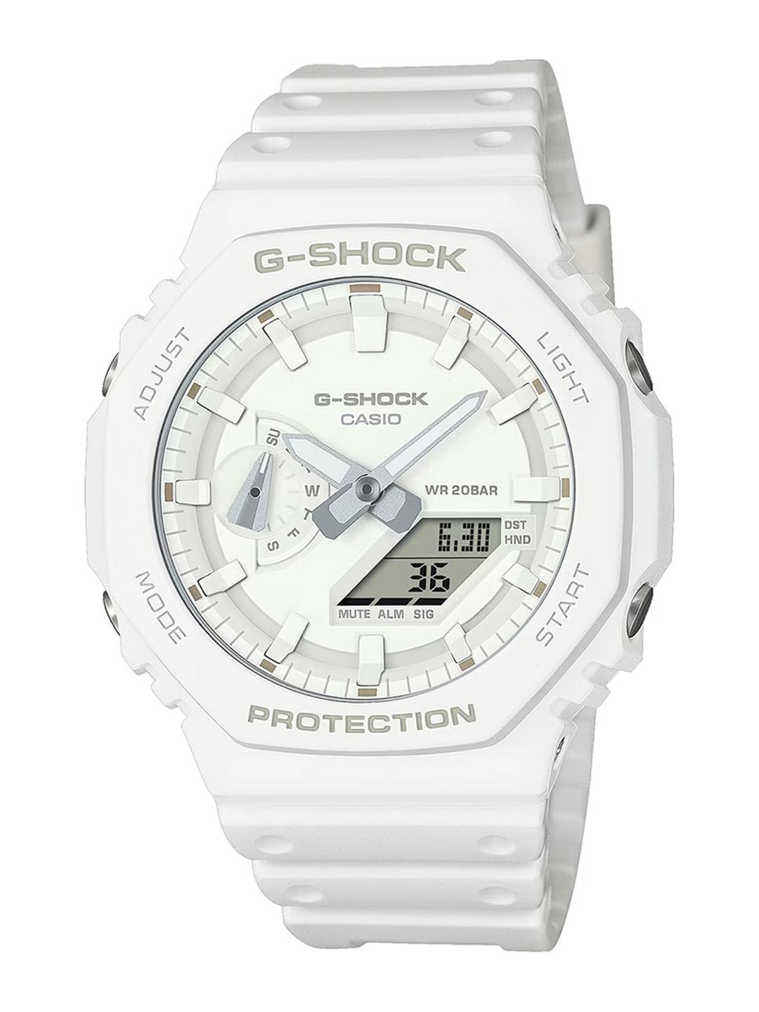 G-SHOCK GA-2100 ホワイト Buy CASIO Men G-Shock GA-2100-7A7DR White Analog-Digital Dial