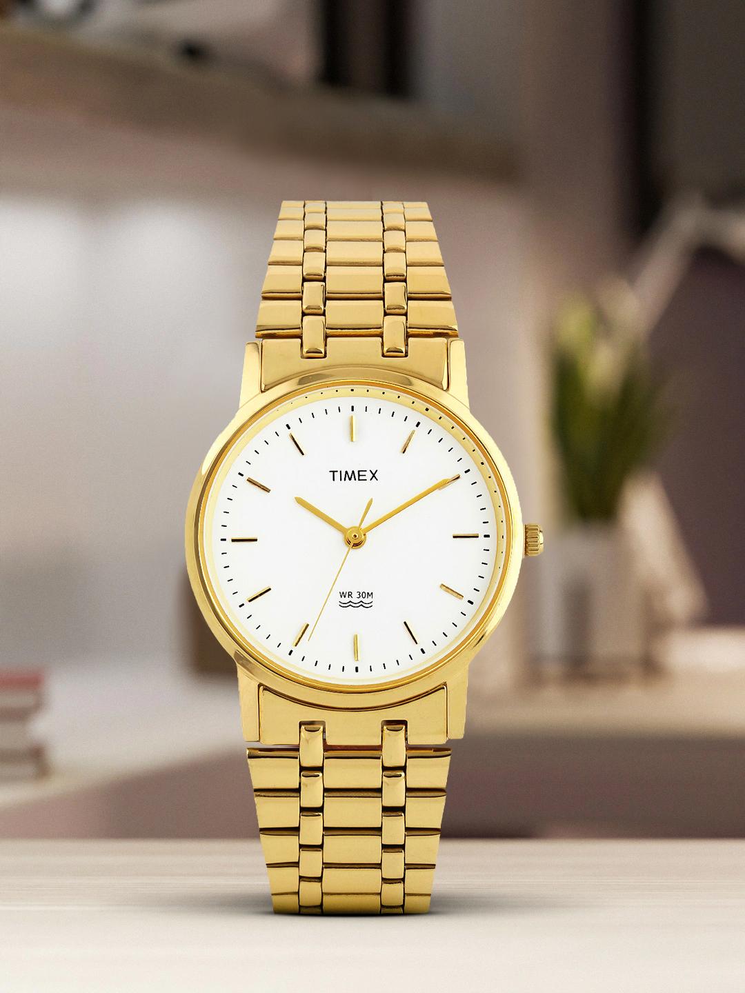 Buy Timex Men White Analogue Watch A303 Watches for Men 289657