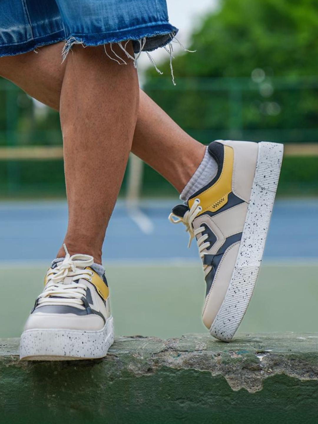 Buy Solethreads Men Colourblocked PU Sneakers - Casual Shoes for Men  28968848 | Myntra