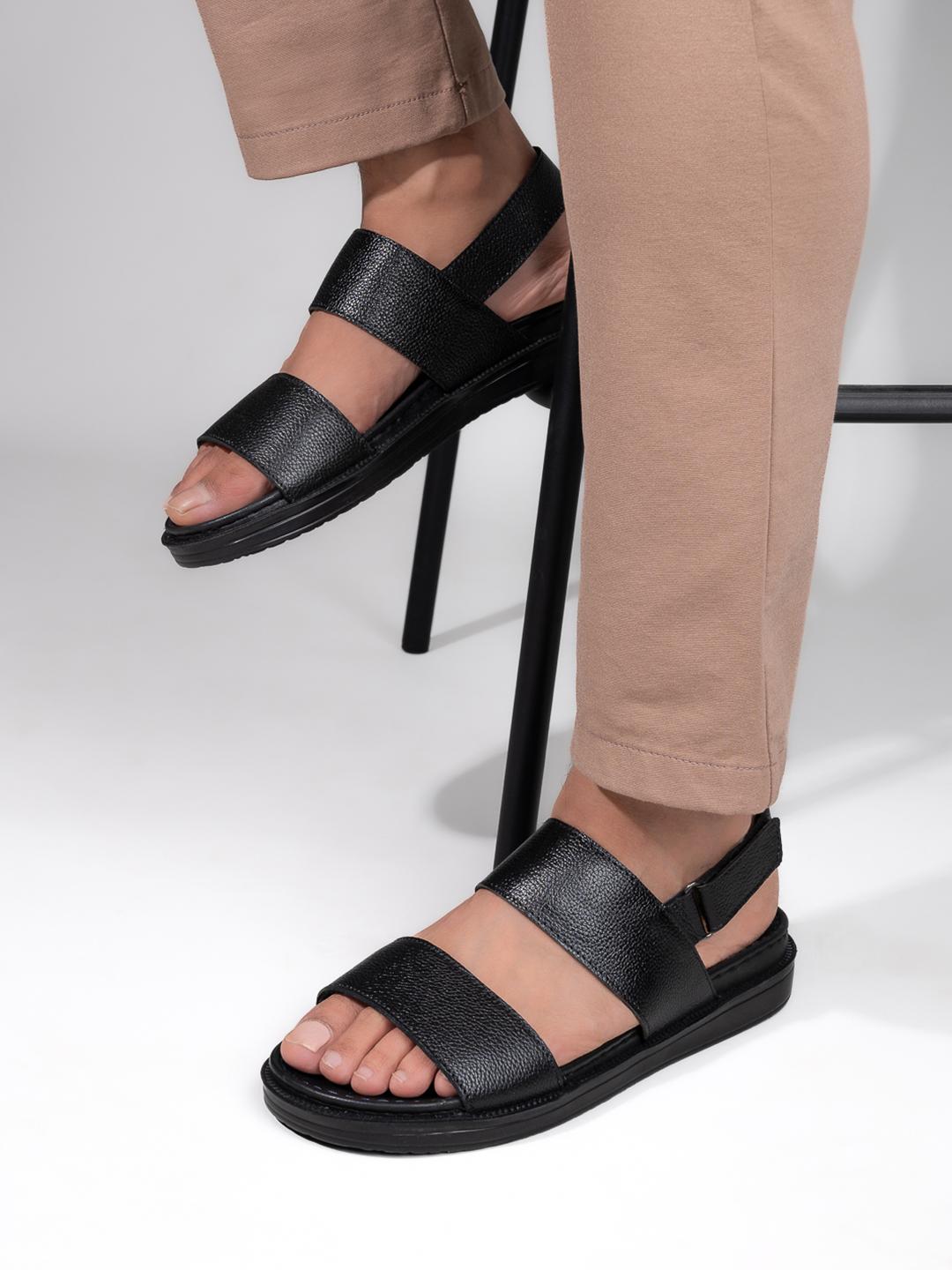 Buy Alberto Torresi Men Leather Comfort Sandals - Sandals  display picture 1