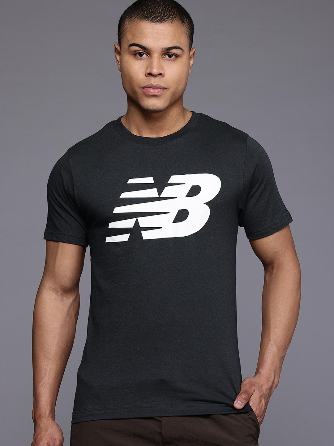 Buy New Balance Brand Logo Printed Pure Cotton T-shirt Tshirts
