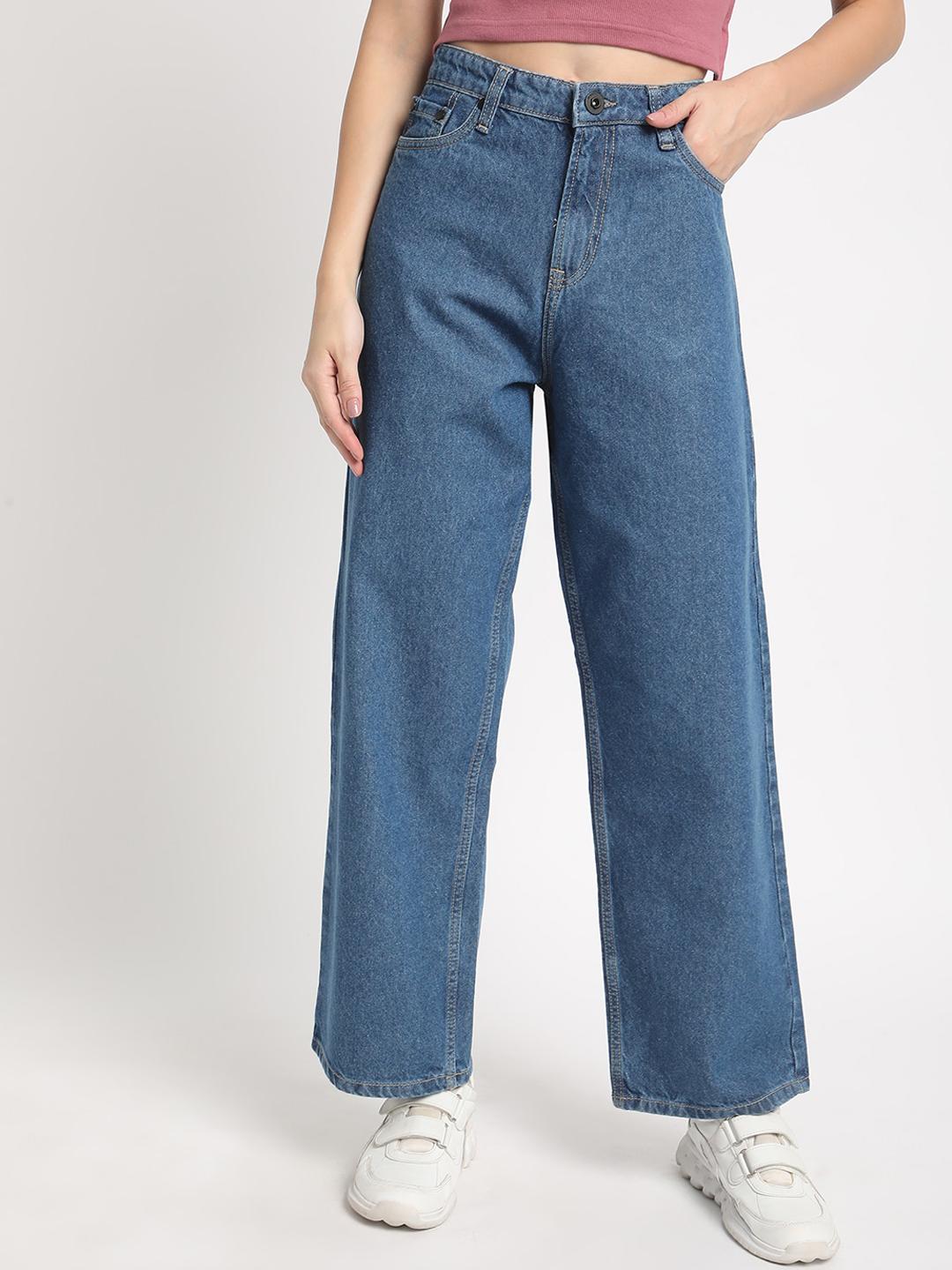 Ajio Non Stretch White Jeans The Roadster Lifestyle Co Women Pure