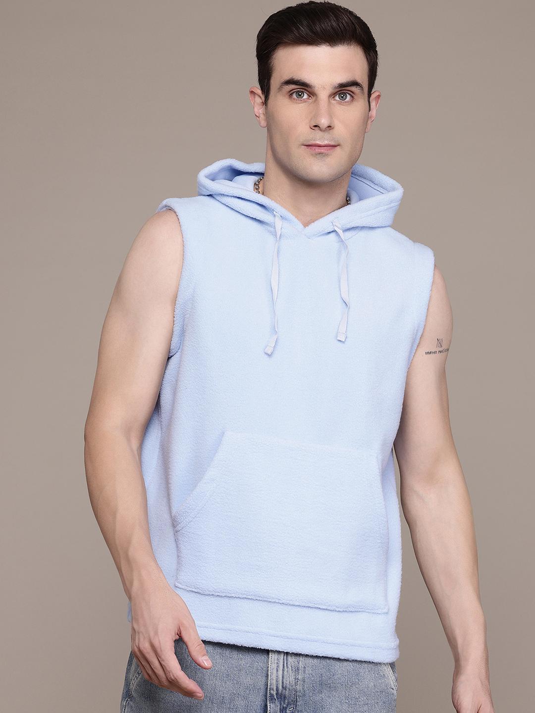 Buy The Roadster Lifestyle Fleece Hooded Sleeveless Sweatshirt