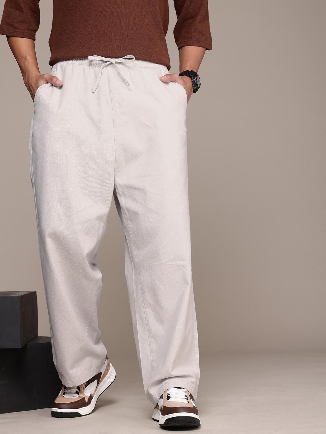 Buy The Roadster Life Co. Men Loose Fit Pure Cotton Regular