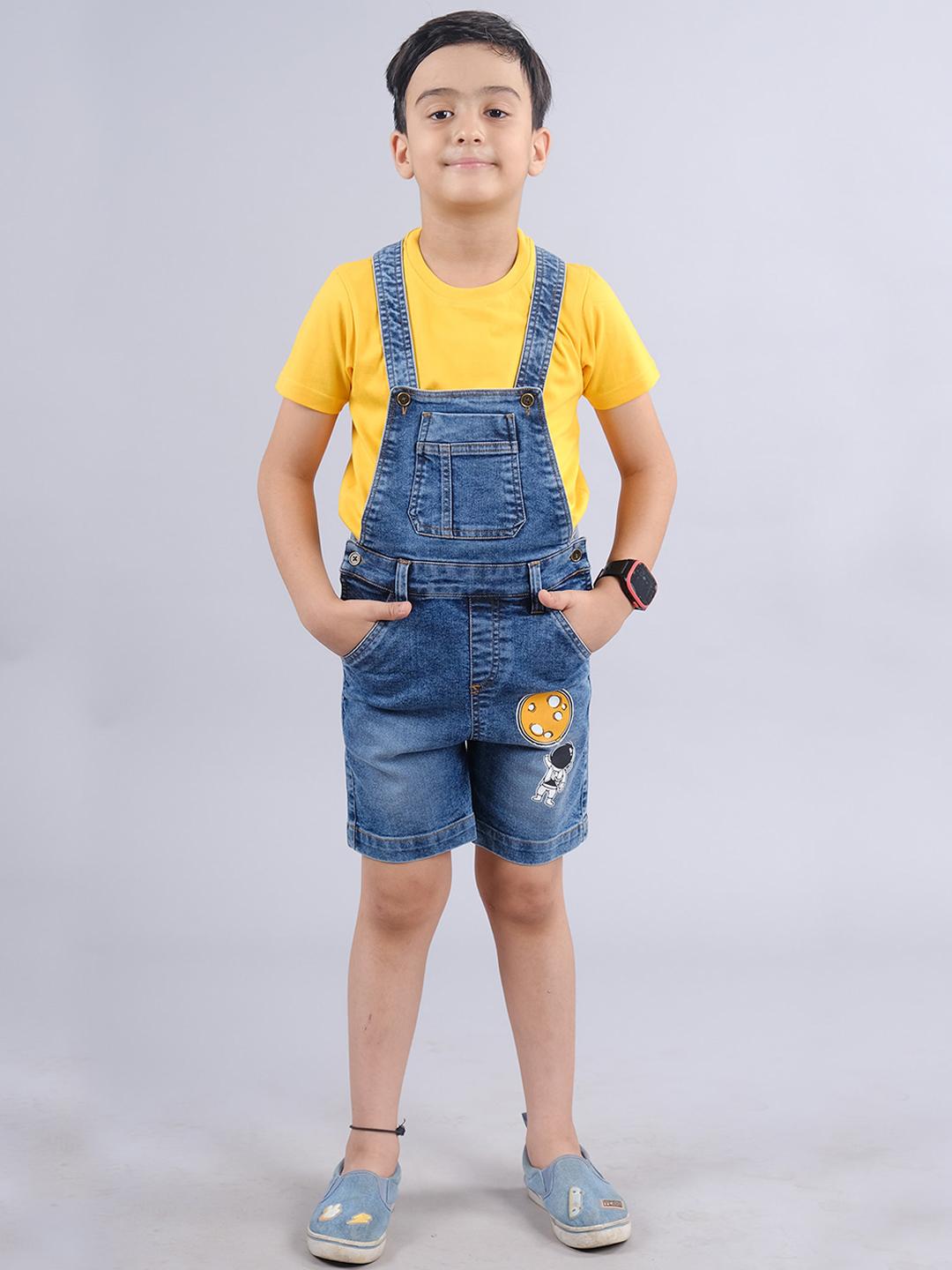 Denim Dangri Dress For Man Dangri Dress In Blue Denim Dungaree