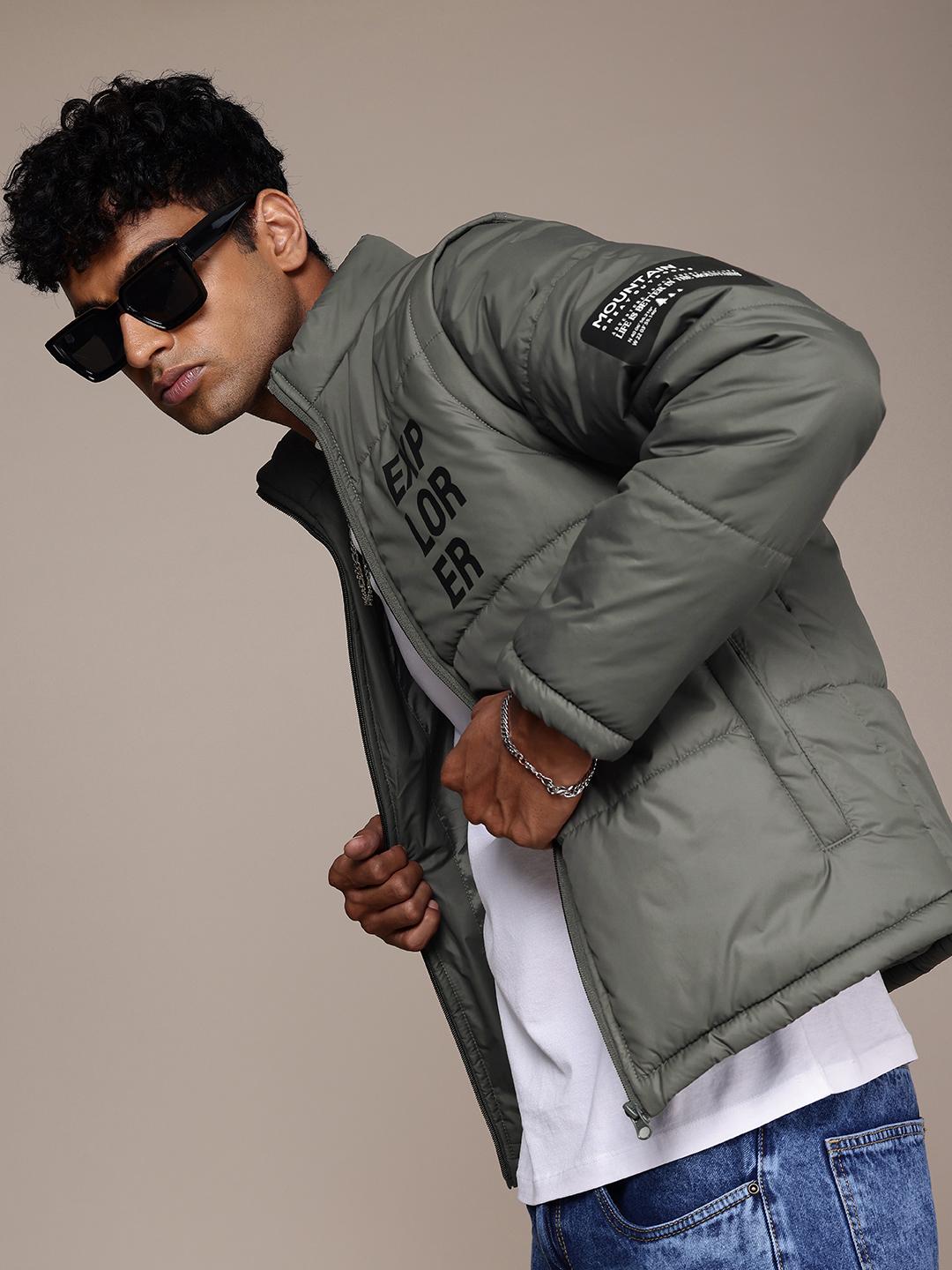 Buy The Roadster Life Co. Typography Printed Padded Jacket with