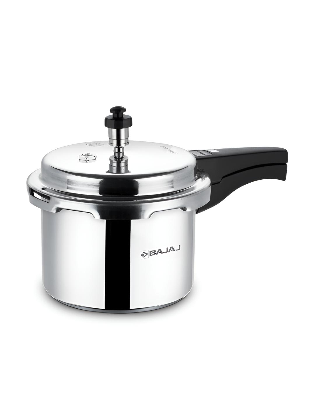 Buy Bajaj Grey PCX 3IB SS Pressure Cooker 3 L - Pressure Cooker