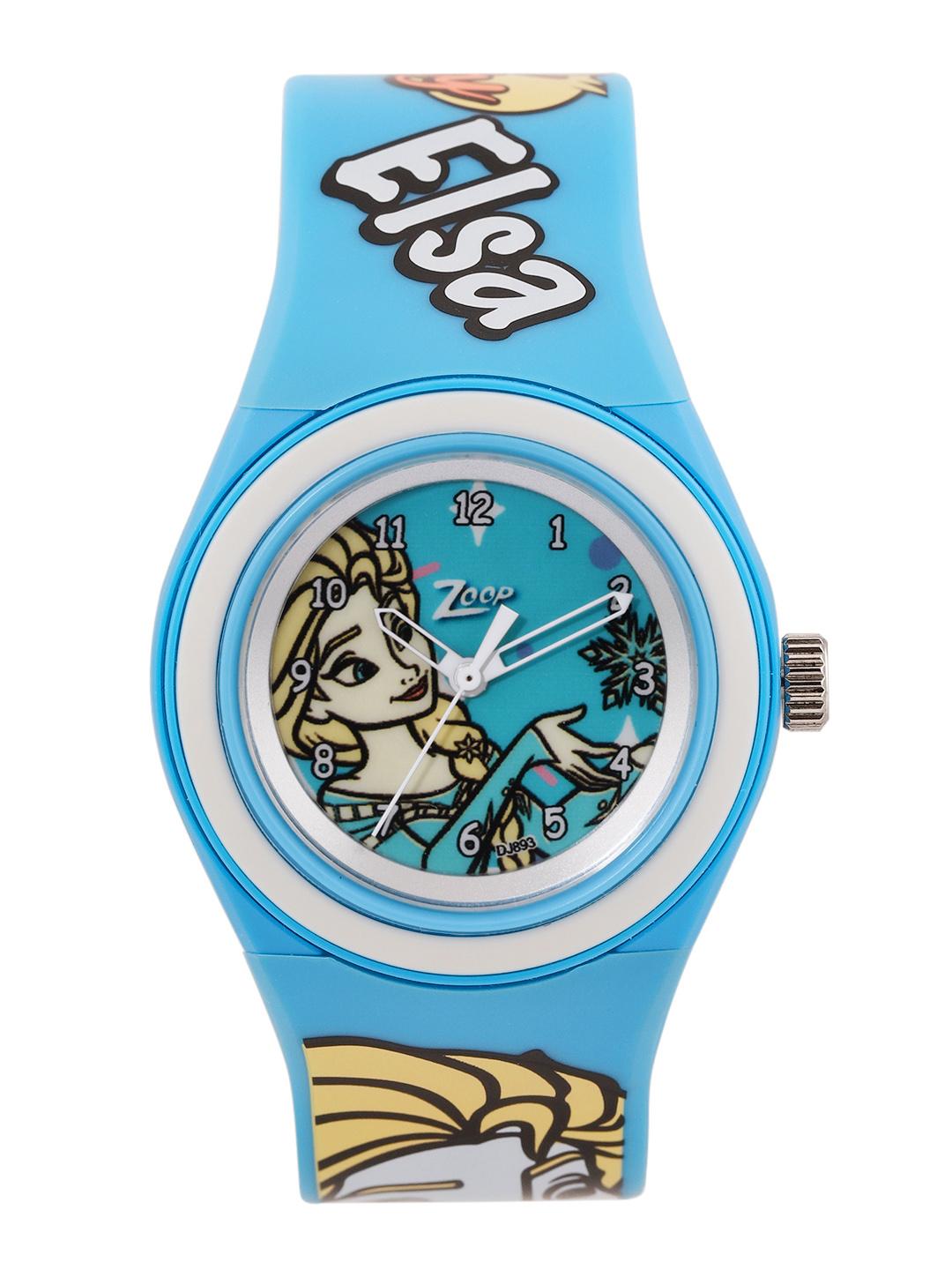 Buy ZOOP from TITAN Kids Frozen Elsa Printed Dial Straps