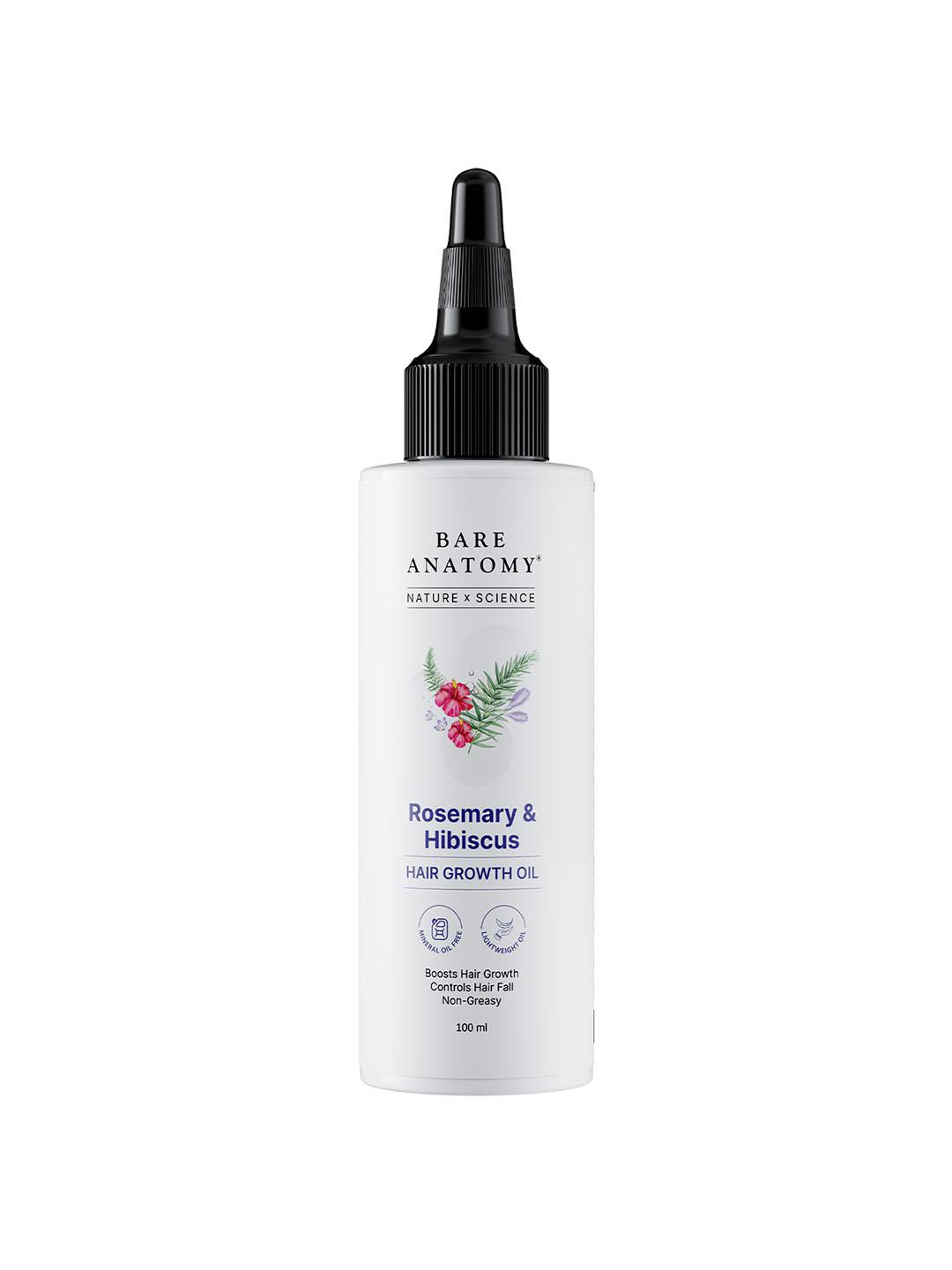 Bare Anatomy Rosemary Hibiscus Hair Growth Oil - 100ml - Image 1