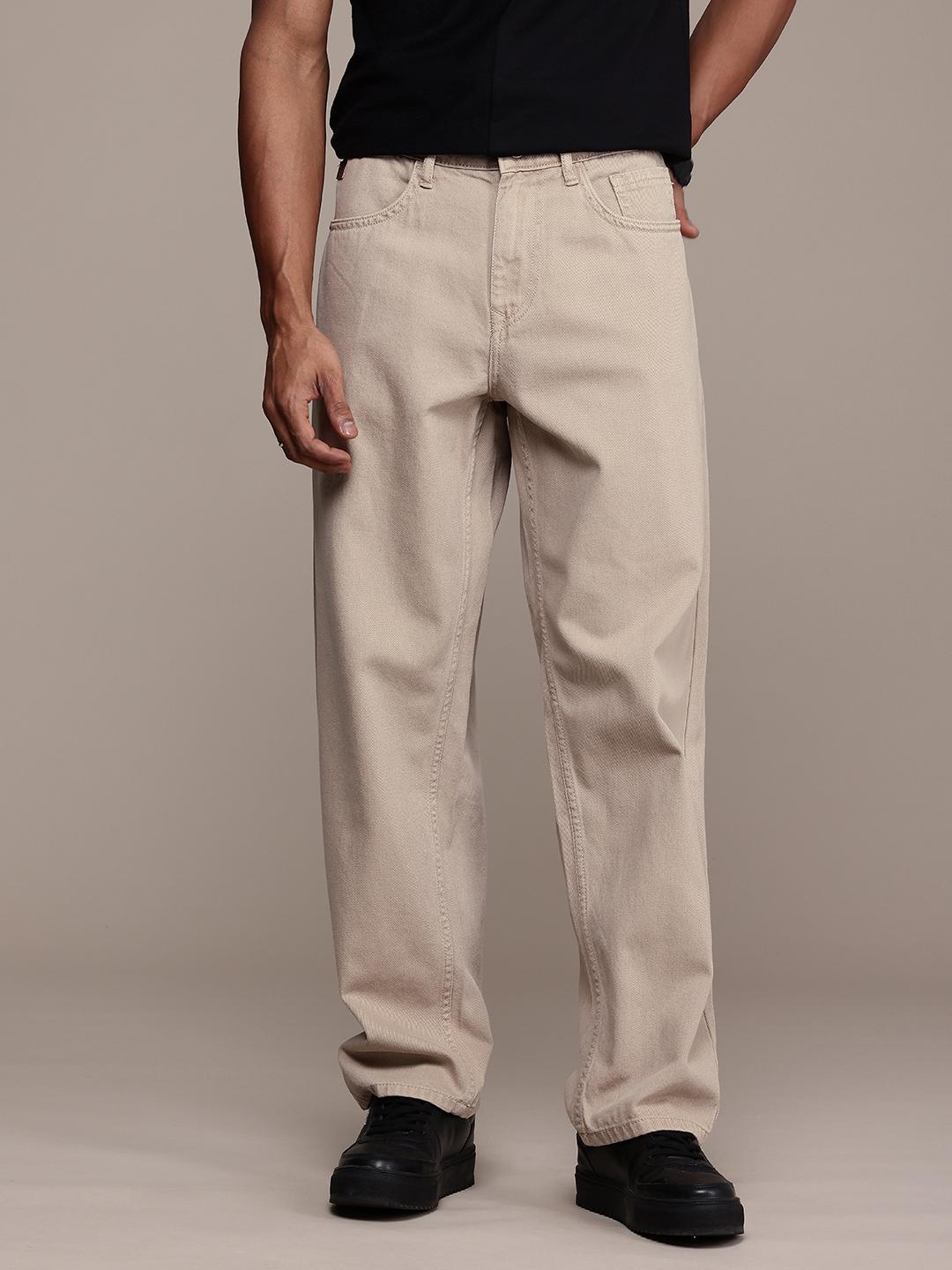 Buy WROGN Men Loose Fit Pure Cotton Jeans Jeans for Men 29554338