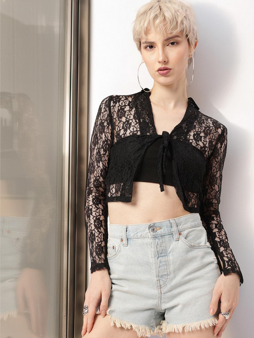 Kashiko Oriental Mesh top 【Kashiko】23fw Mesh Top - Ink Painting