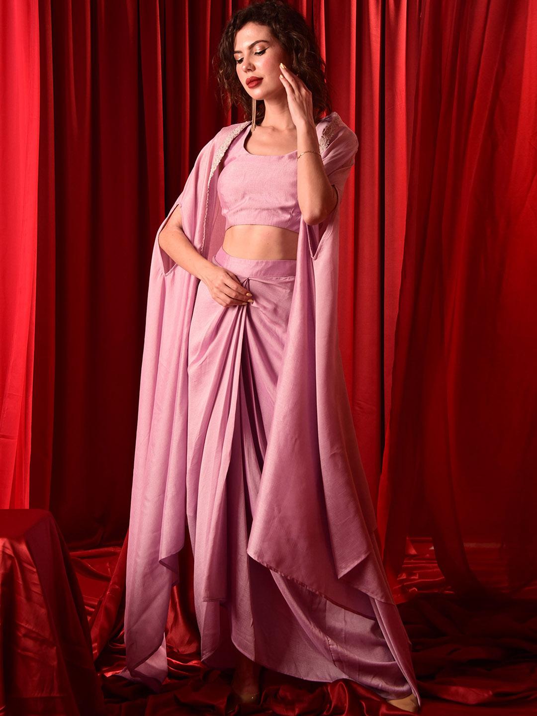 HOROSCOPE SHEER PLEATS SKIRT