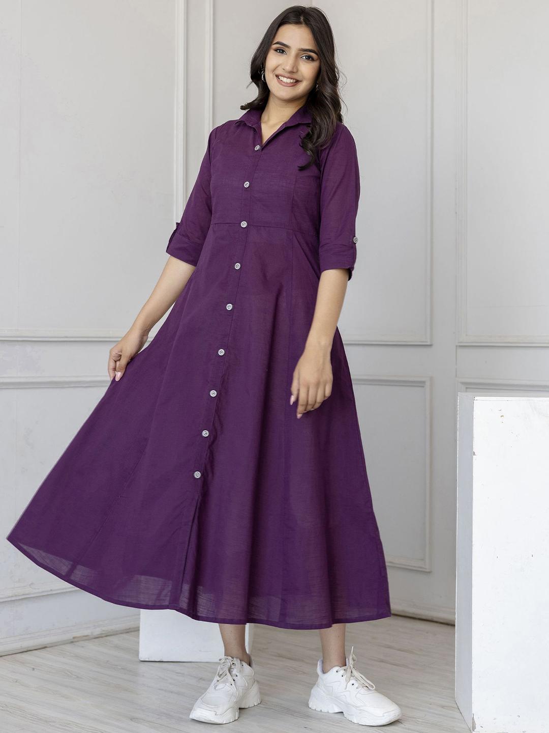 chinese dress ladies Keira Oversized Collar Dress Light Blue / XL / Final Sale