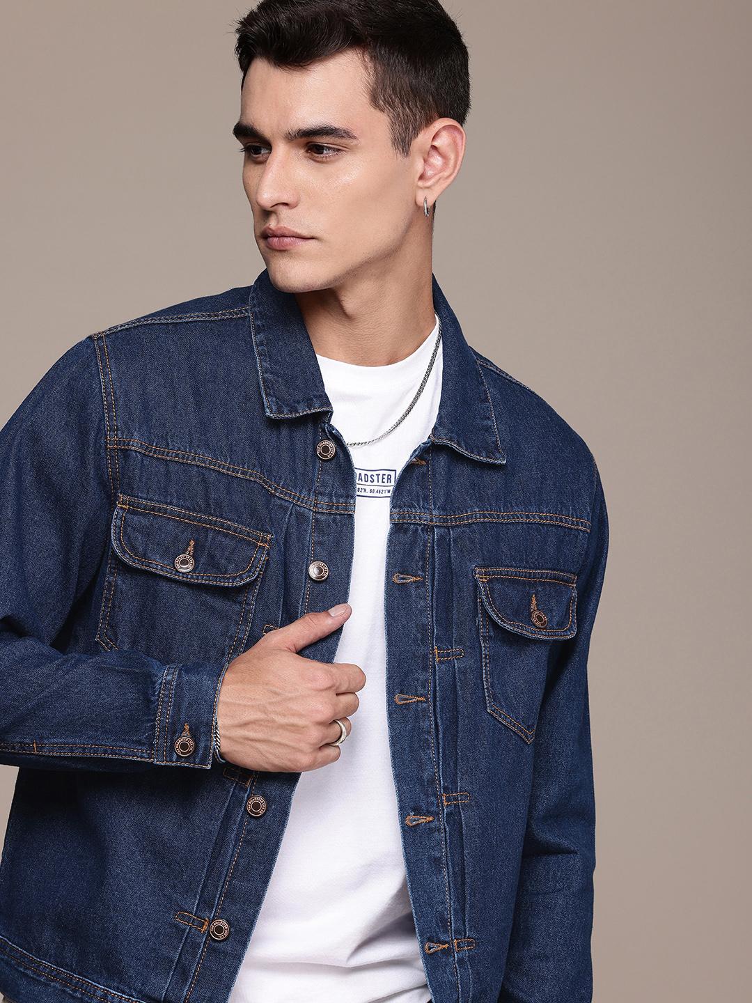 Buy The Roadster Life Co. Pure Cotton Denim Jacket - Jackets for