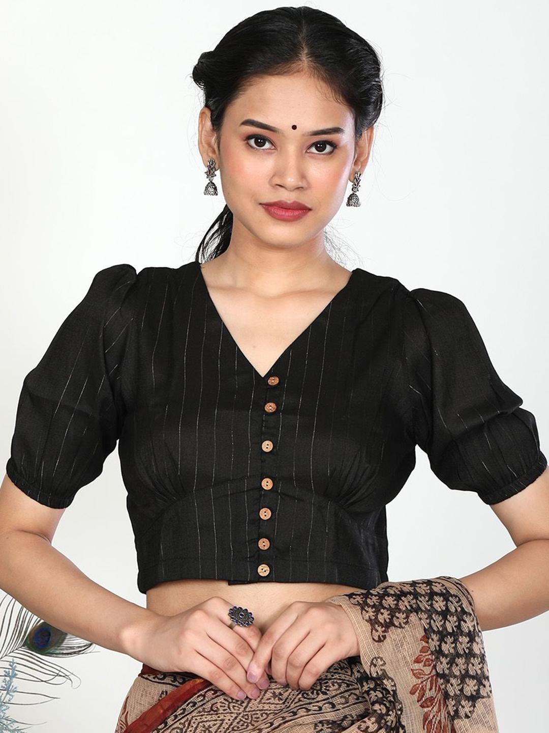 THE TOE Porto Puff Blouse 黒 M 3d7a96cc-381a-42f0-83c1-