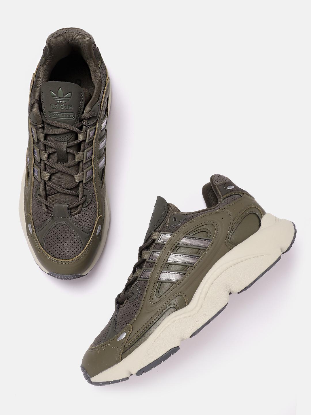 adidas gazelle silver green womens Adidas Originals Ozmillen (GREY TWO/CORE BLK/TEAM ROYAL BLU) Men's Shoes  IF3446