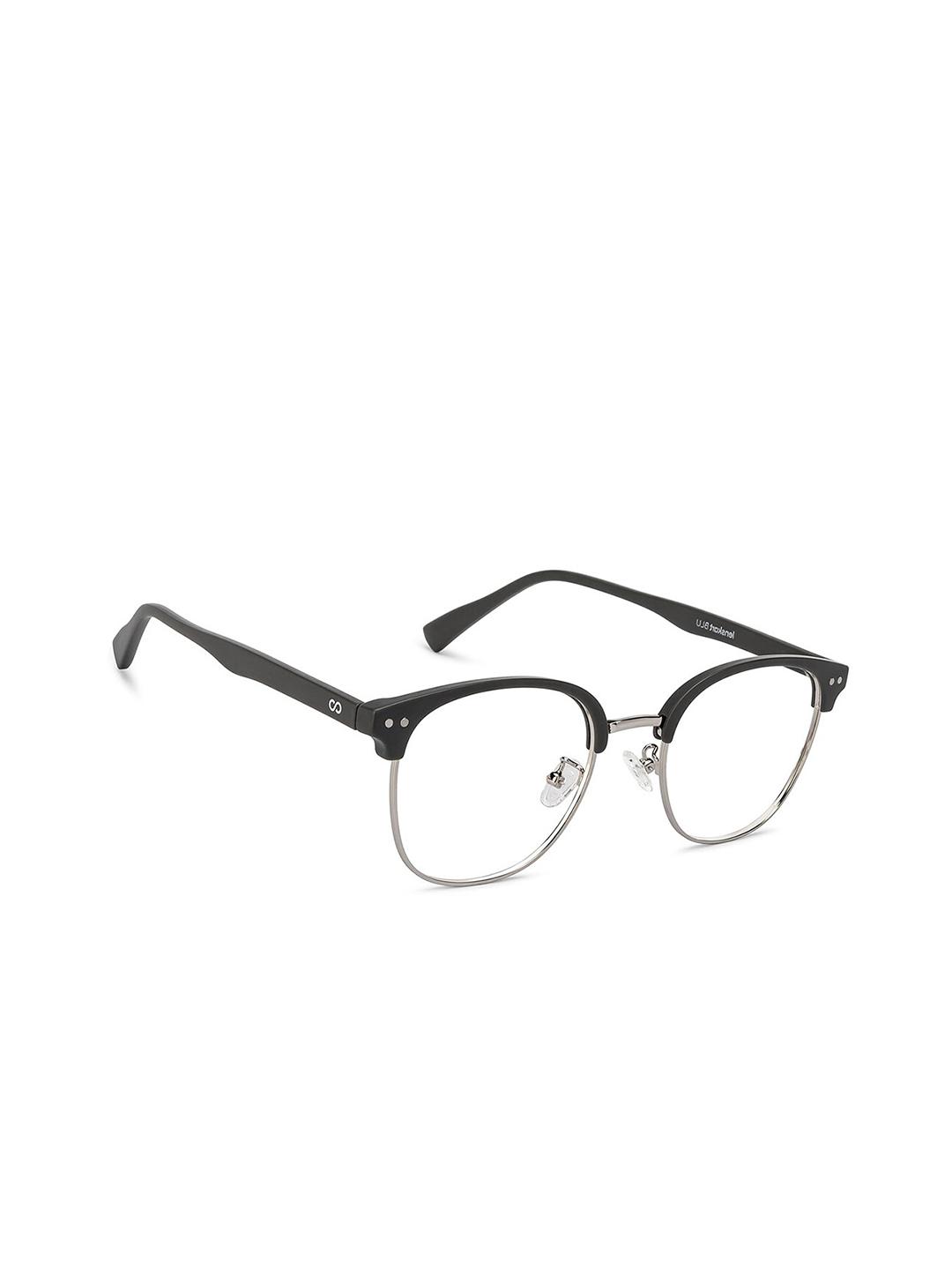 Buy Lenskart Blu Unisex Half Rim Browline Frames Frames for