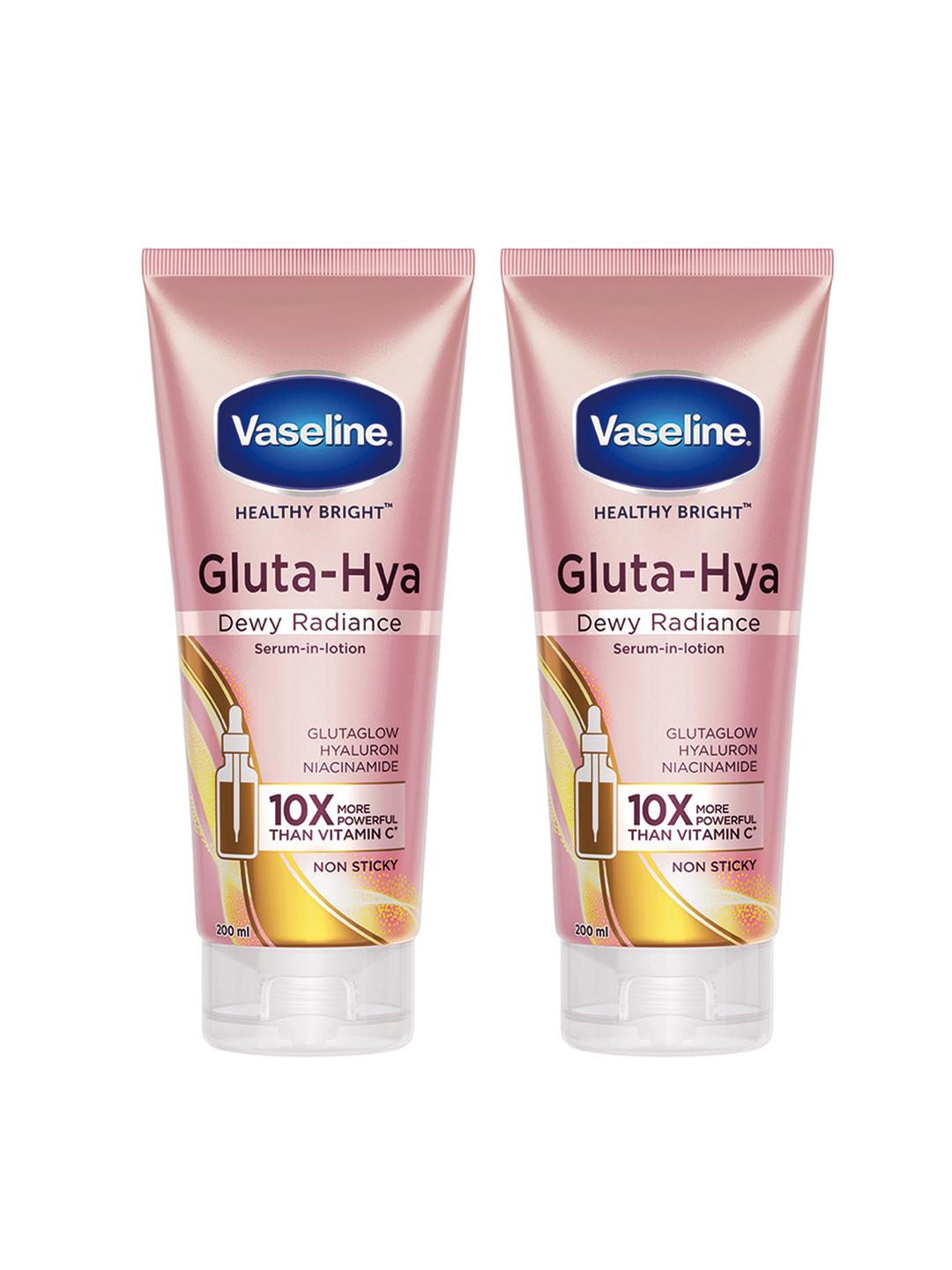 Vaseline GLUTA-HYA DEWY RADIANCE 2本セット Buy Vaseline Set of 2 Non-Sticky Gluta Hya Dewy Radiance Serum-in