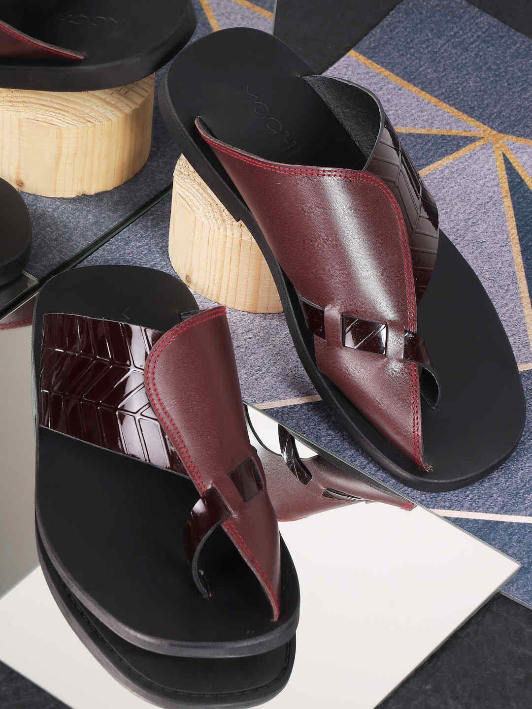 Men's Sandals Designer Leather Slippers Leather Sandals