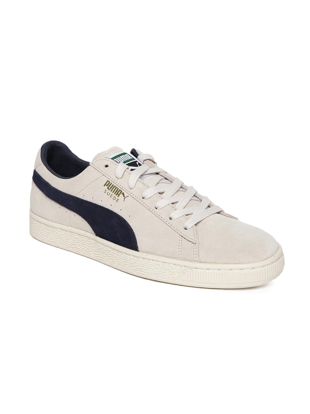 Suede Website Resmi Puma Indonesia Puma Men Beige And Navy-Blue