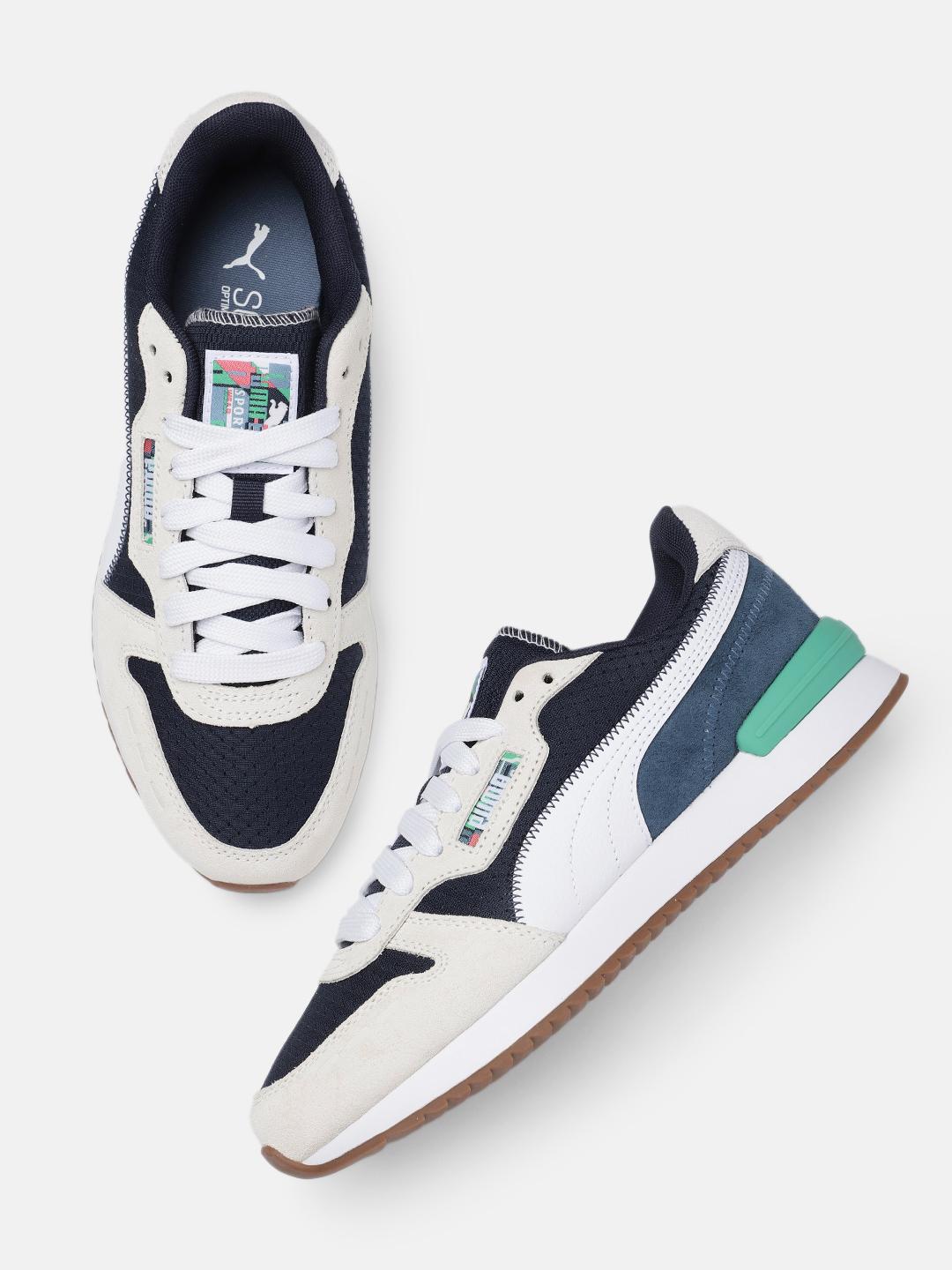 Buy Puma Unisex R78 Year Of Sports Colourblocked Leather Sneakers