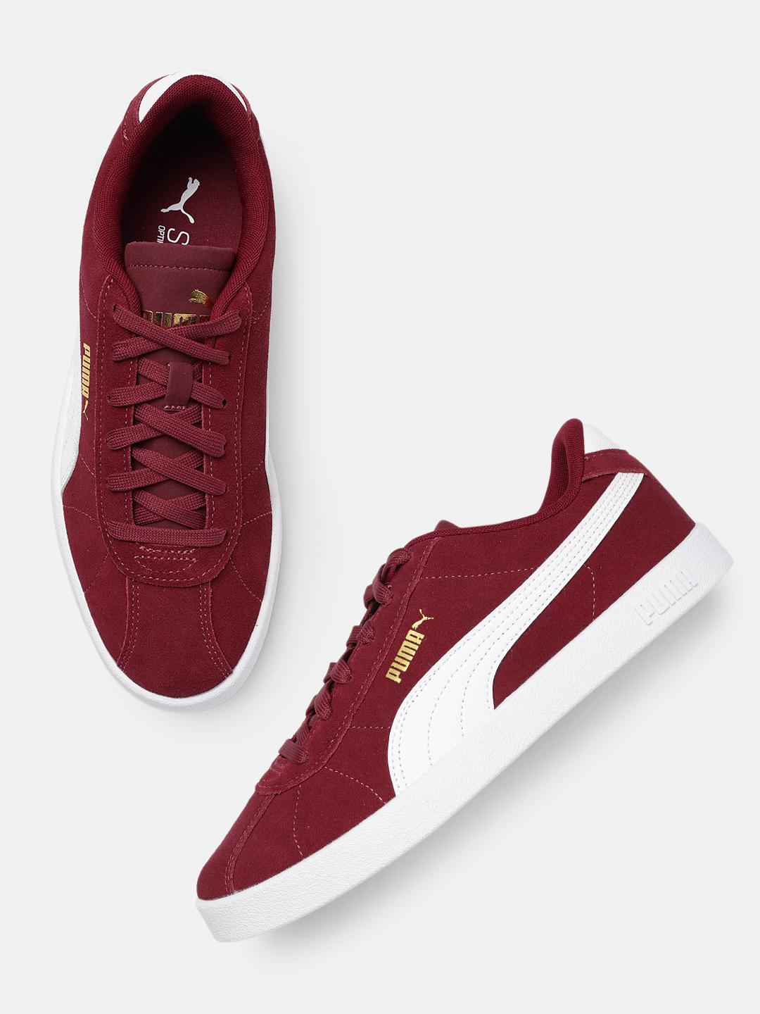 Puma Unisex Club II Leather Sneakers - Image 1