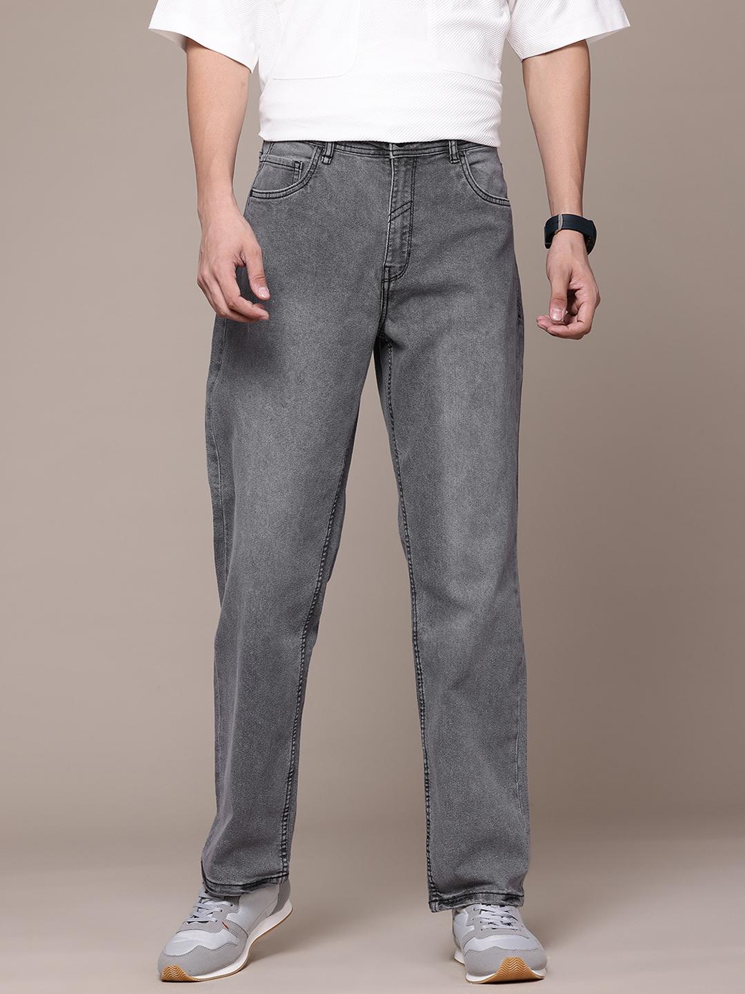 Roadster Straight Fit Stretchable Jeans - Image 1