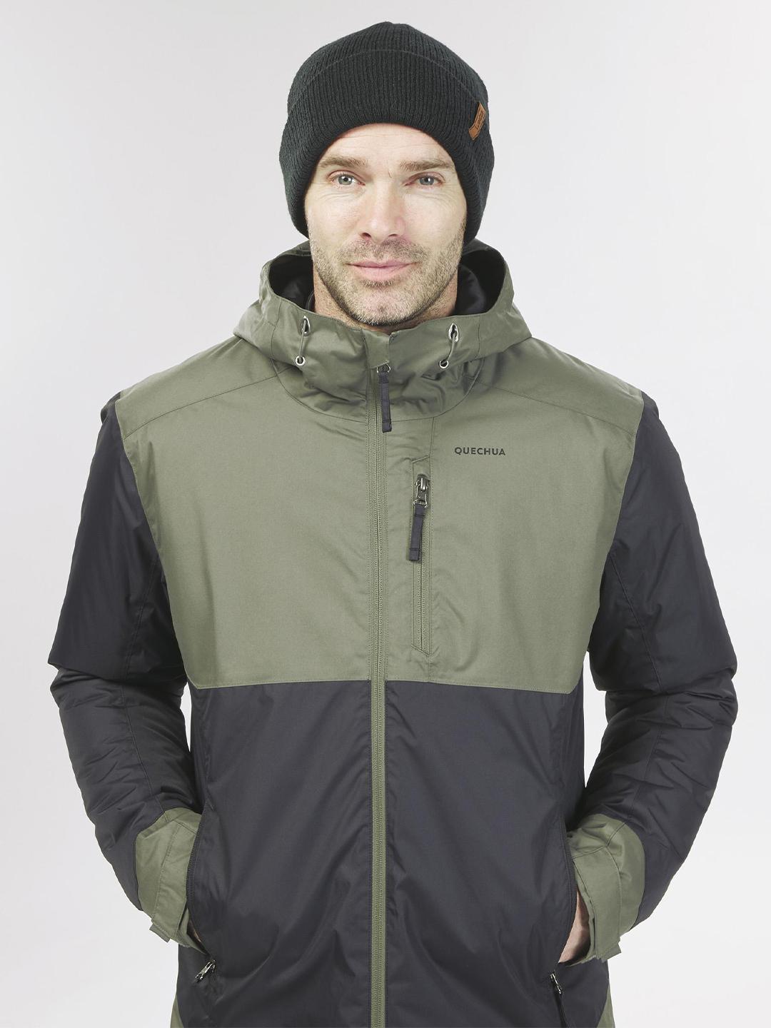 Decathlon Quechua Men's Winter Jacket NH500 Green - Image 1