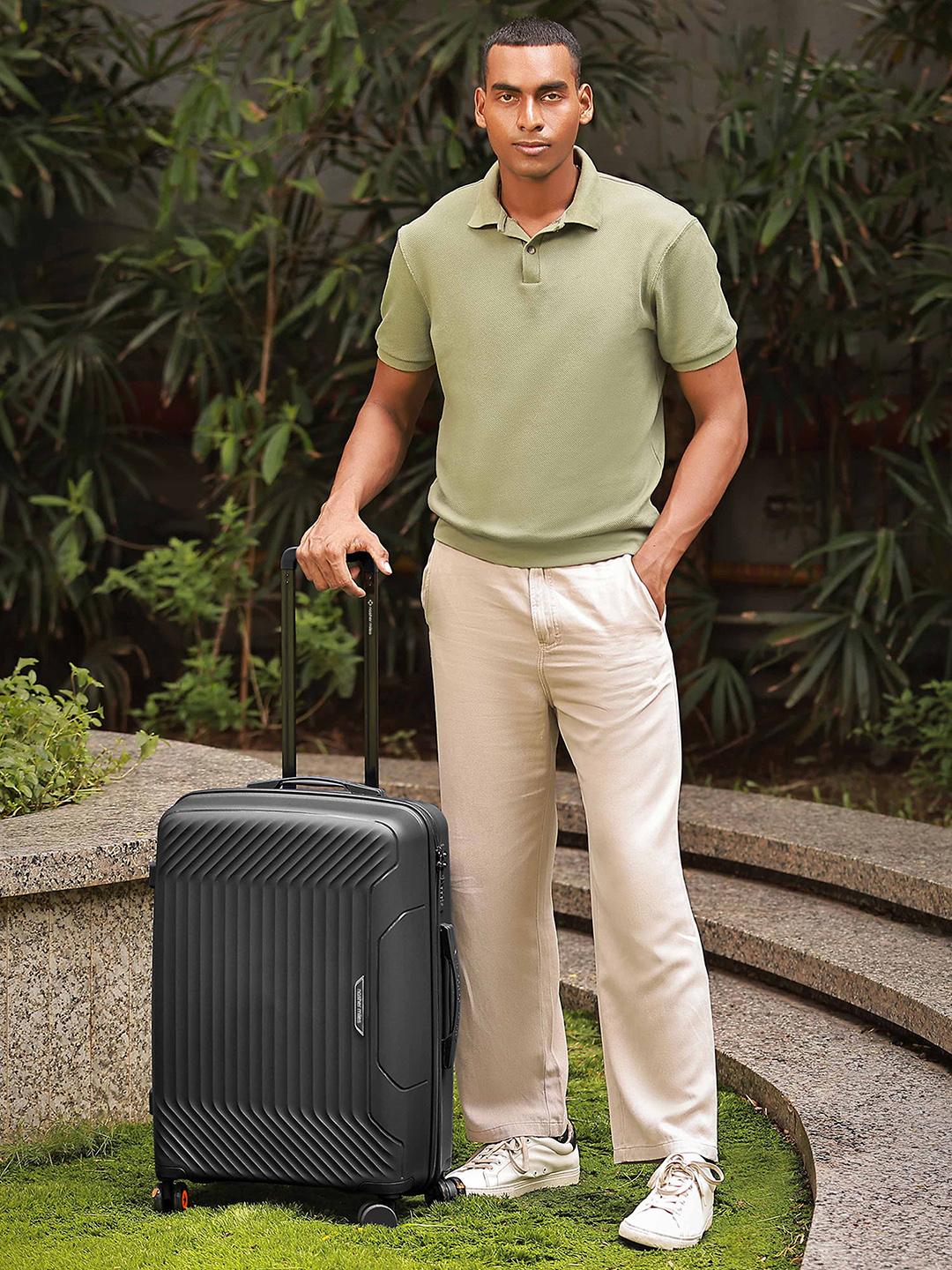 Buy Nasher Miles Coorg Hard-Sided Polypropylene Large Black