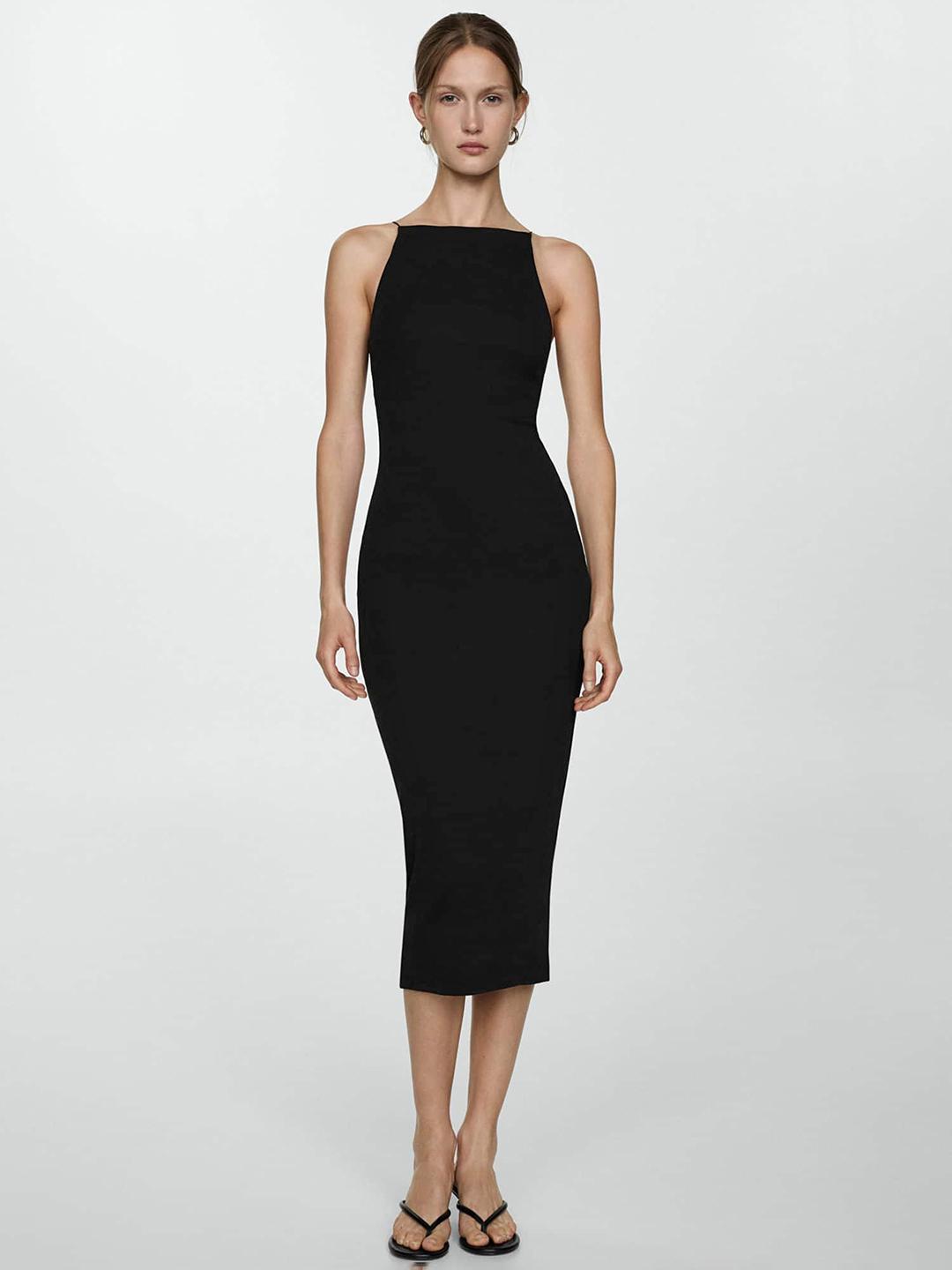 Buy MANGO Bodycon Midi Dress - Dresses for Women 30108598 | Myntra