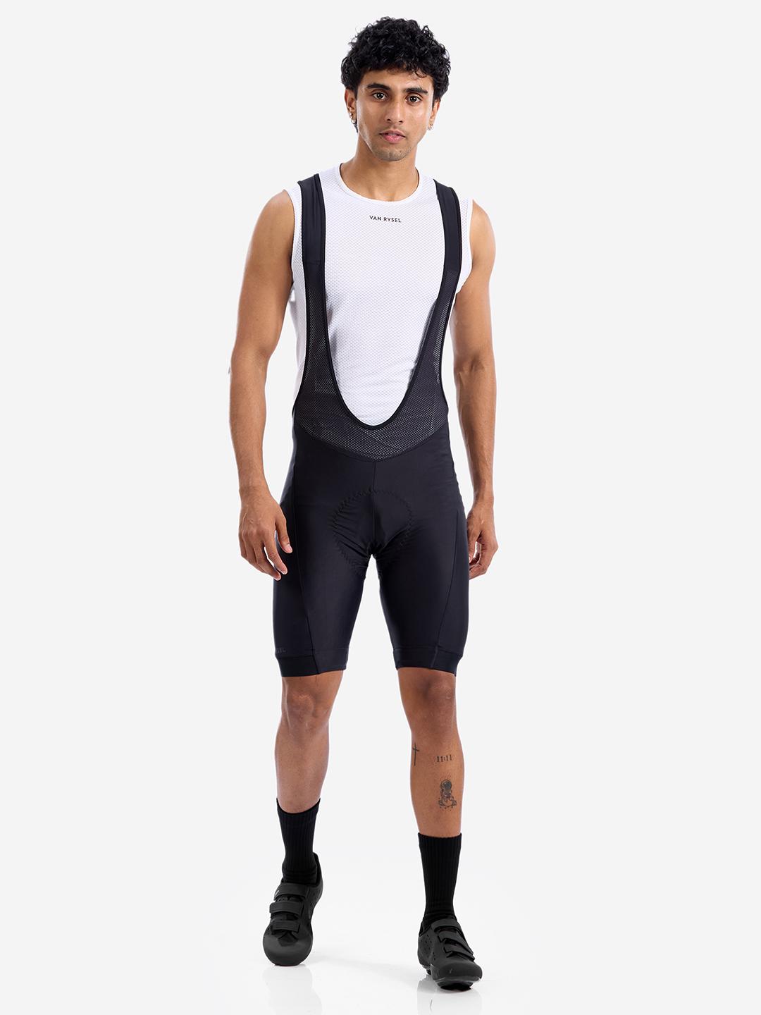 Buy Decathlon Men Black Road Cycling Bib Shorts Shorts for Men