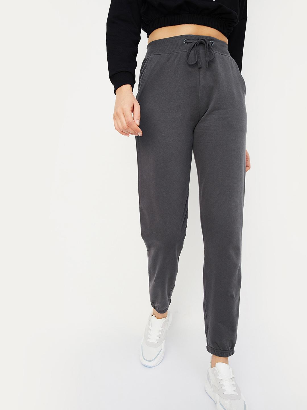 Buy max Women Solid Sports Joggers Track Pants for Women