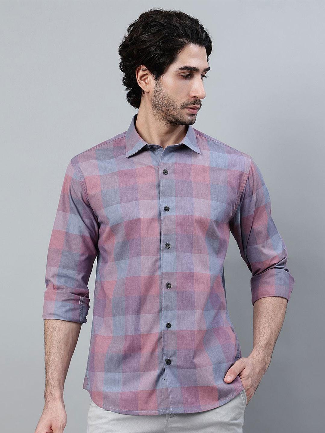 Buy Cantabil Men Opaque Checked Casual Shirt Shirts for Men