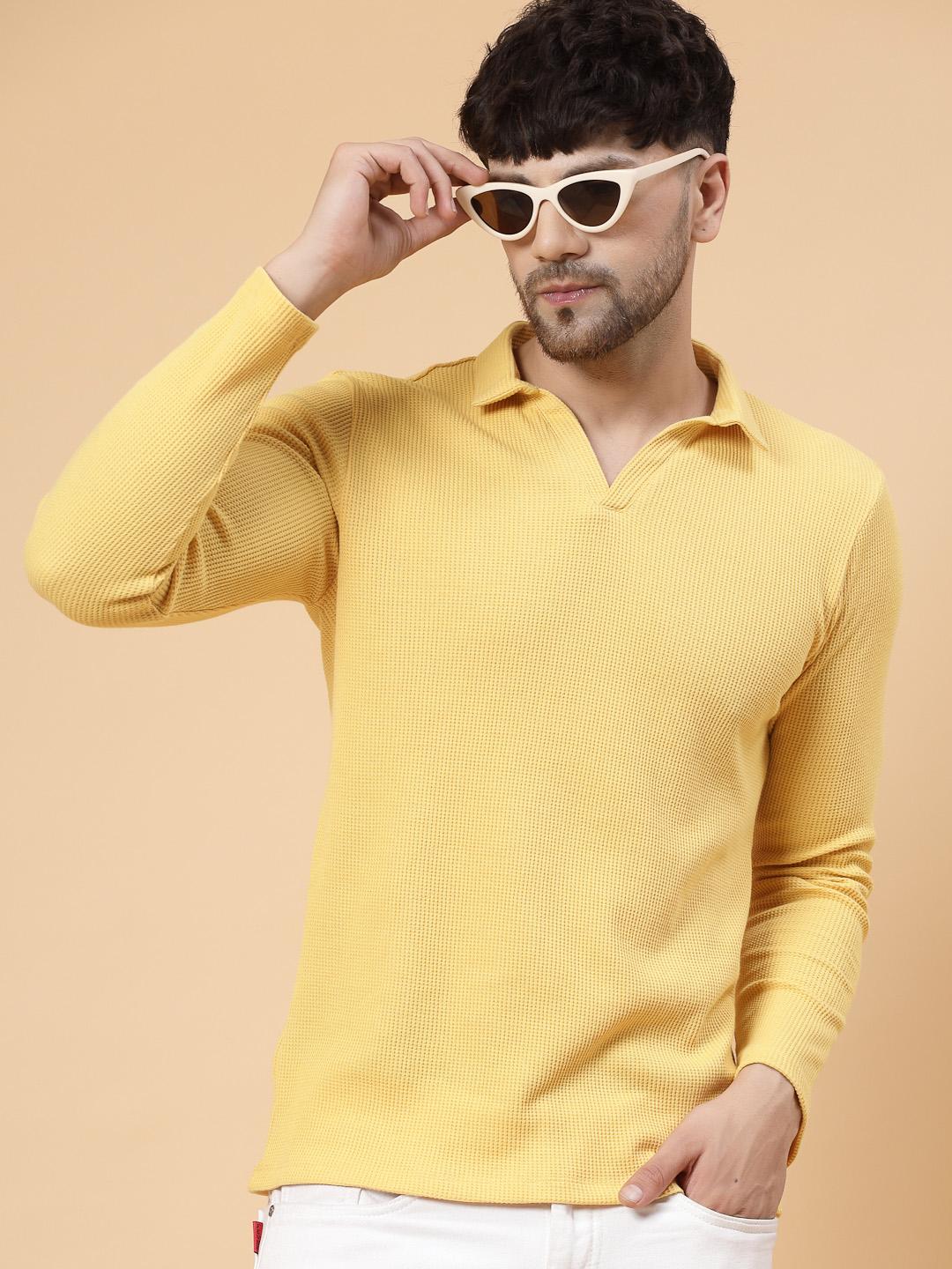 Rigo Men Henley Neck Slim Fit Tshirt - Image 1