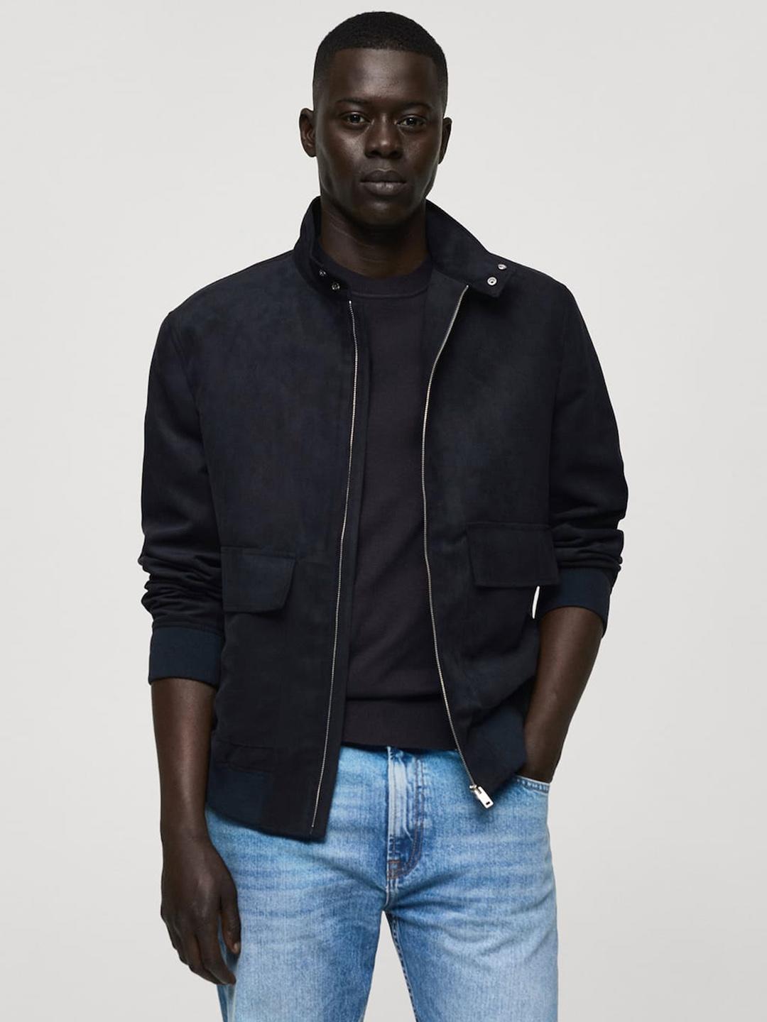 Buy MANGO MAN Suede Effect Tailored Jacket Jackets for Men