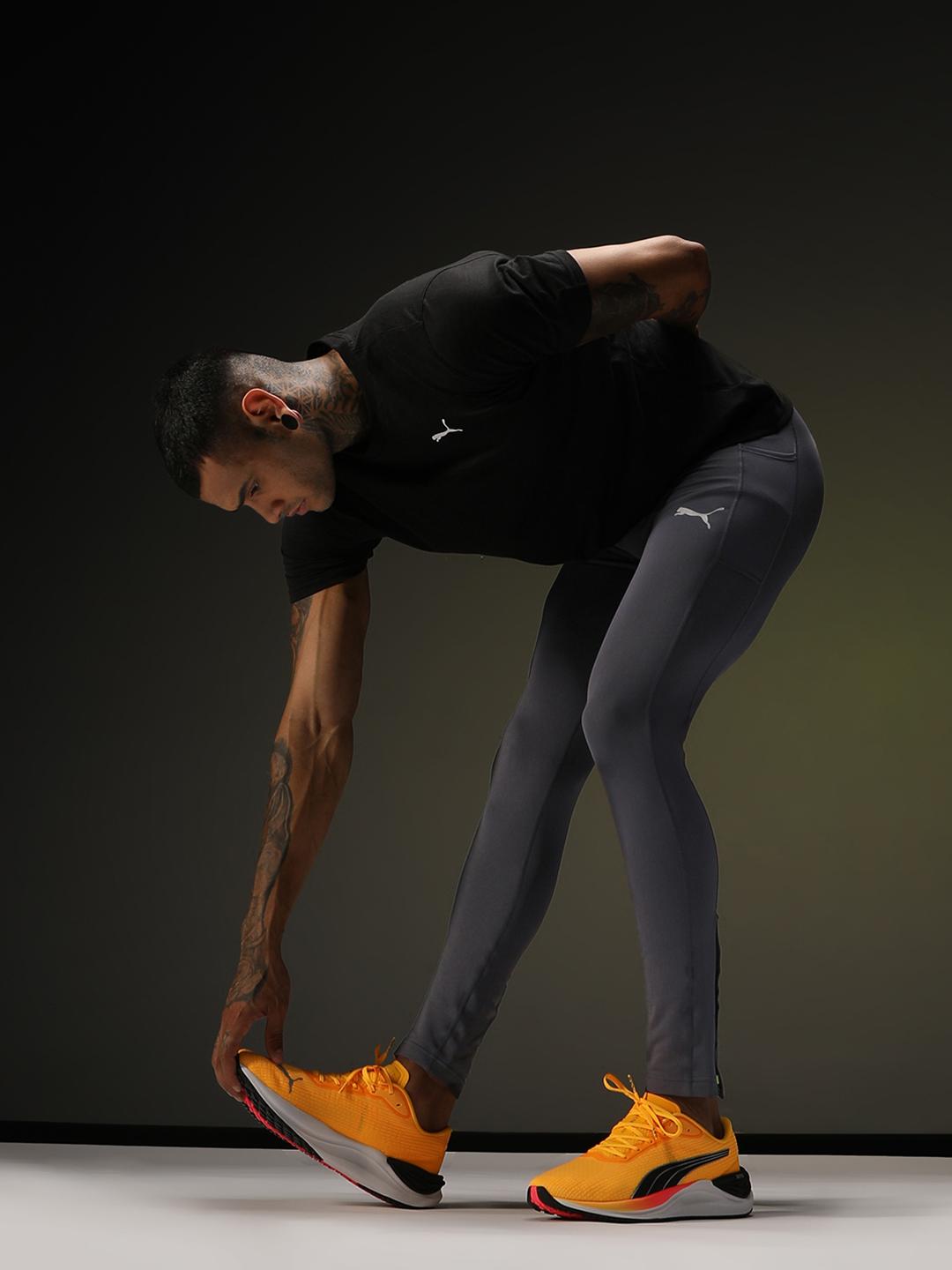 Buy Puma RUN Men's Running Brushed Tights Tights for Men