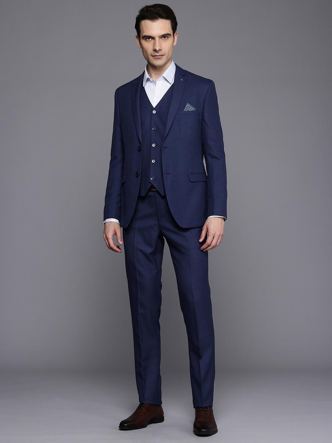 Buy Theme Men Piece Solid Slim Fit Suit Suits for Men 30421966