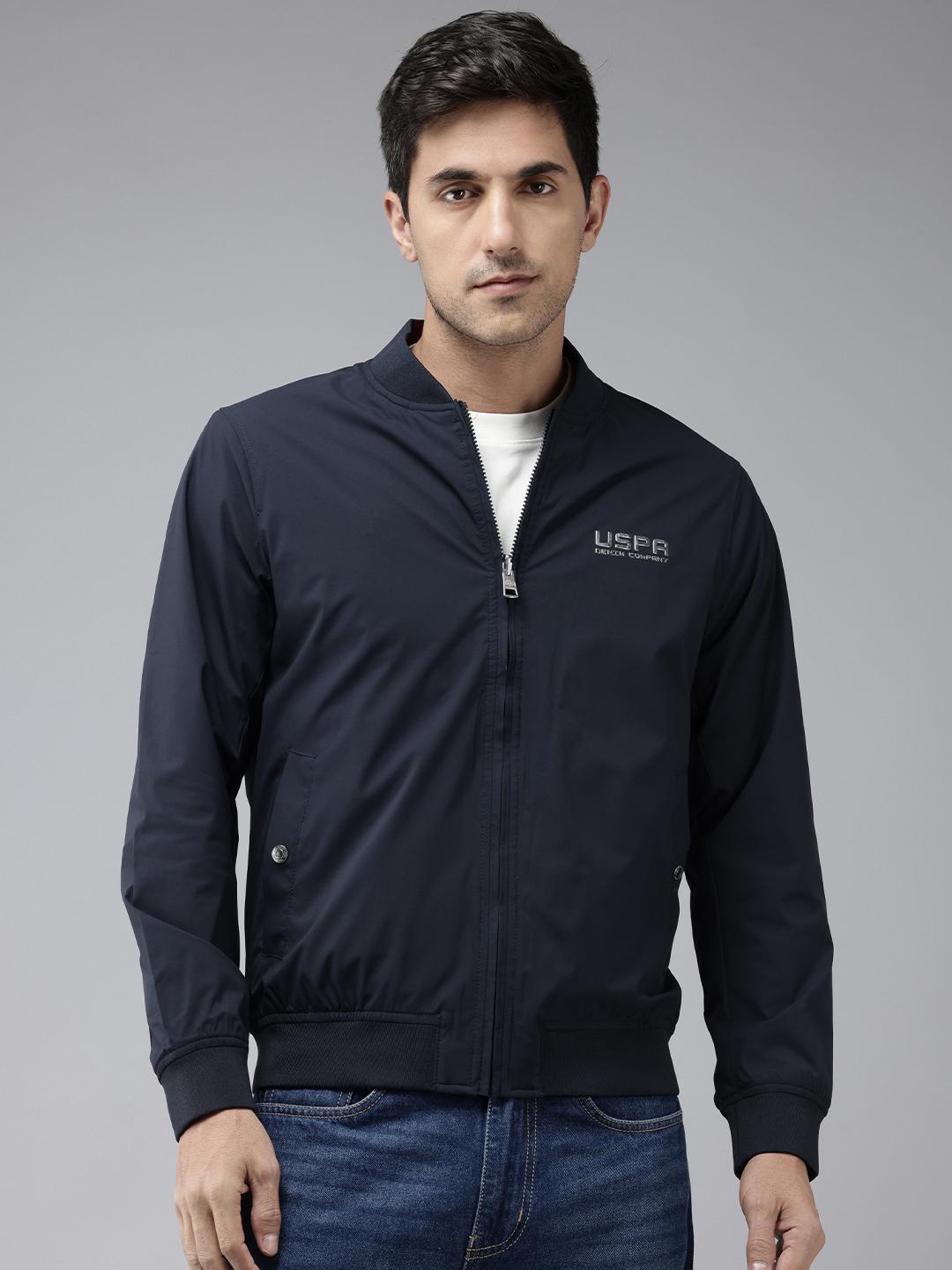 Buy Polo Denim Mandarin Collar Reversible Bomber