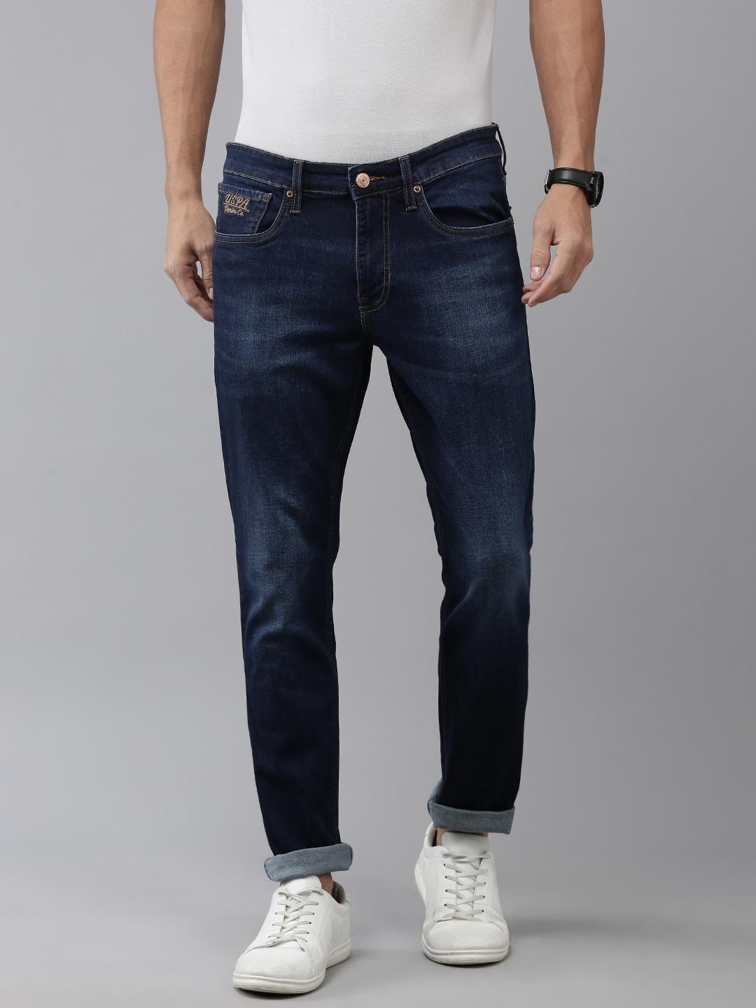 U.S. Polo Assn. Denim Co. Men Brandon Slim Tapered Fit Light Fade