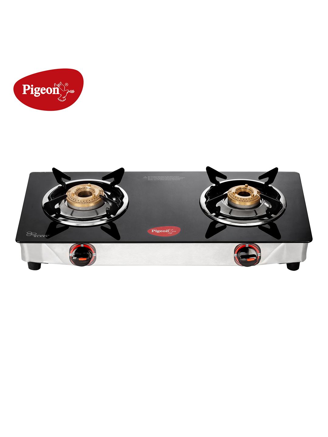 Buy Pigeon Black Glasstop Burner Manual Gas Stove Gas Stove