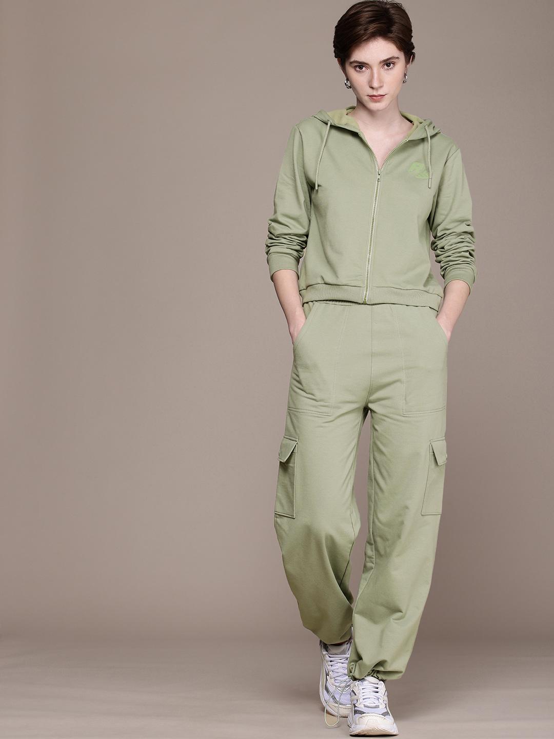 Buy The Roadster Life Solid Hooded Sweatshirt With Joggers