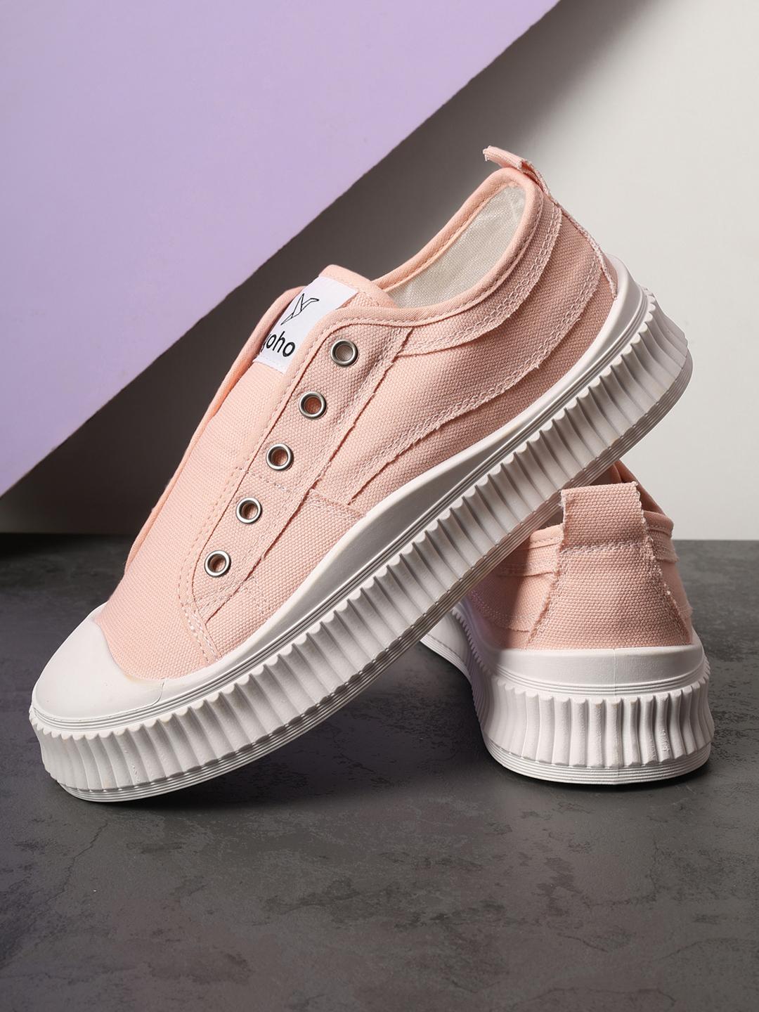 Buy YOHO Women Cruise Without Lace Slip-On Canvas Sneaker Shoe