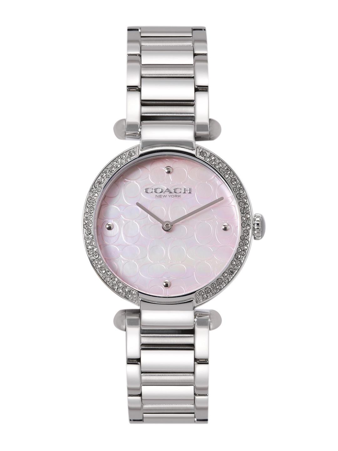 Buy Coach Women Cary Mother Of Pearl Dial Bracelet Style Straps