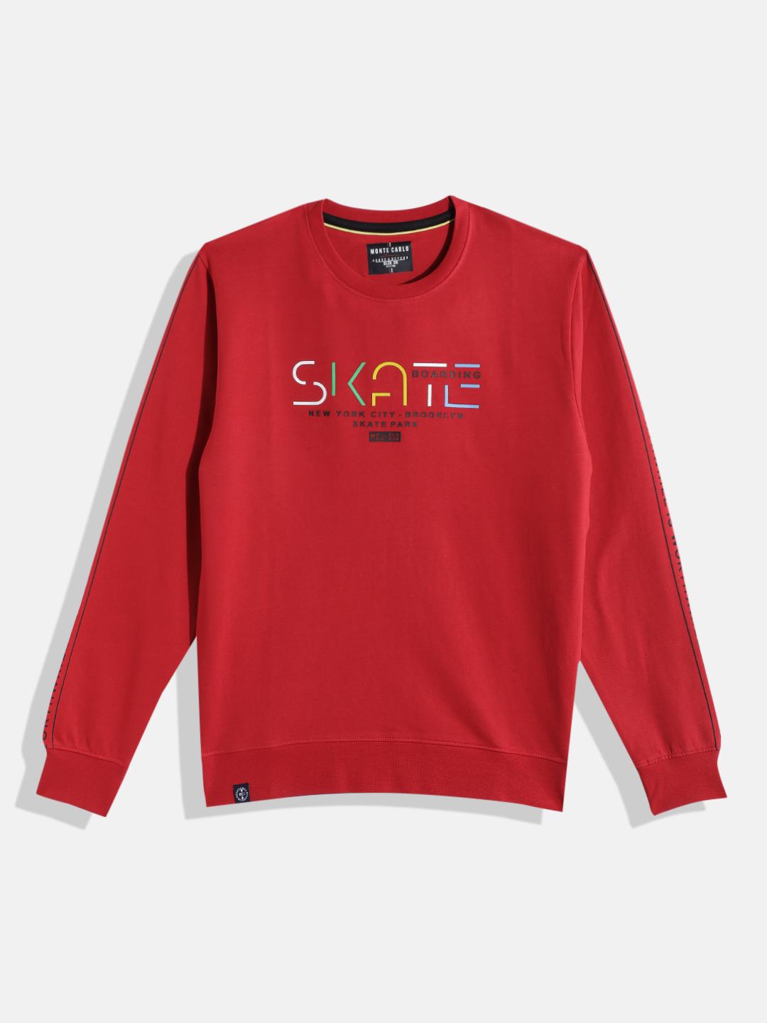 Buy Monte Carlo Boys Cotton Graphic Printed Sweatshirt