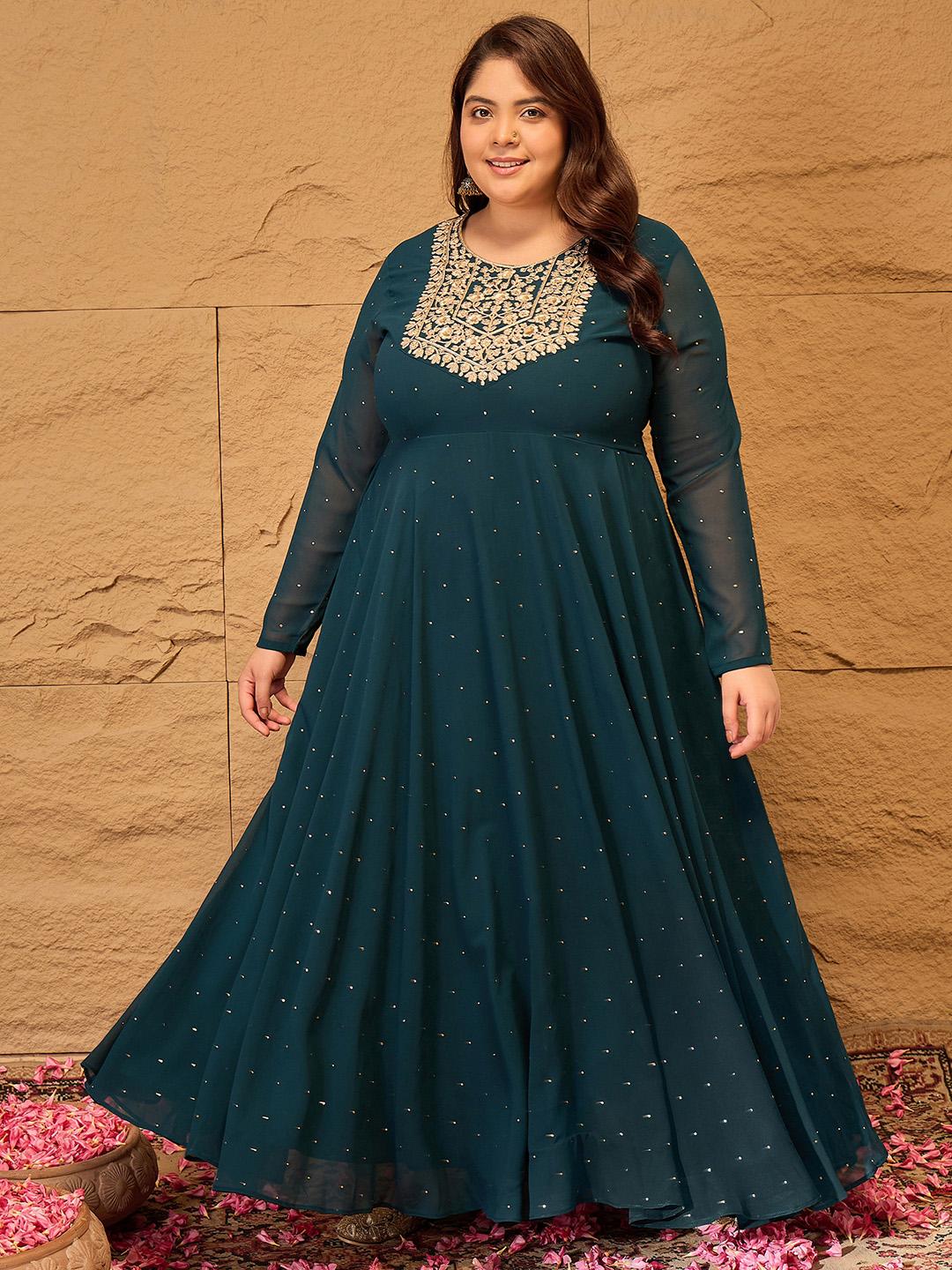 Line Maxi Maxi Ethnic Dresses Solid Ethnic Printed Jacket Styled A-Line  Pleated Maxi Dress Off