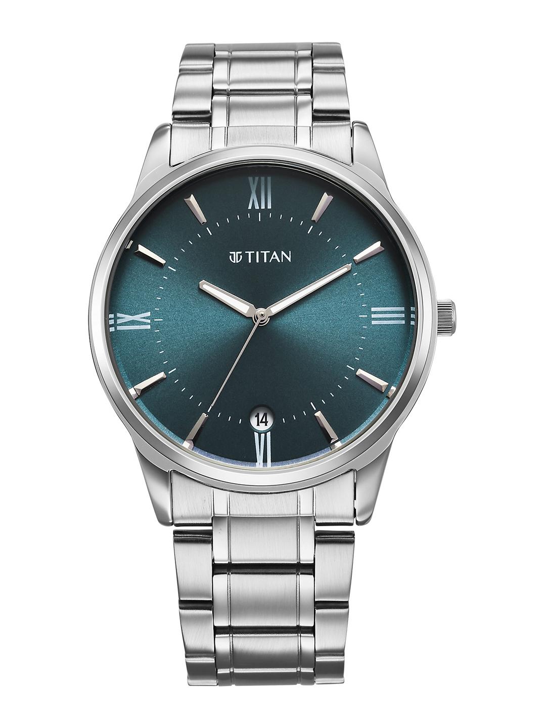 Titan Men Bracelet Style Straps Watch 10027SM02 - Image 1