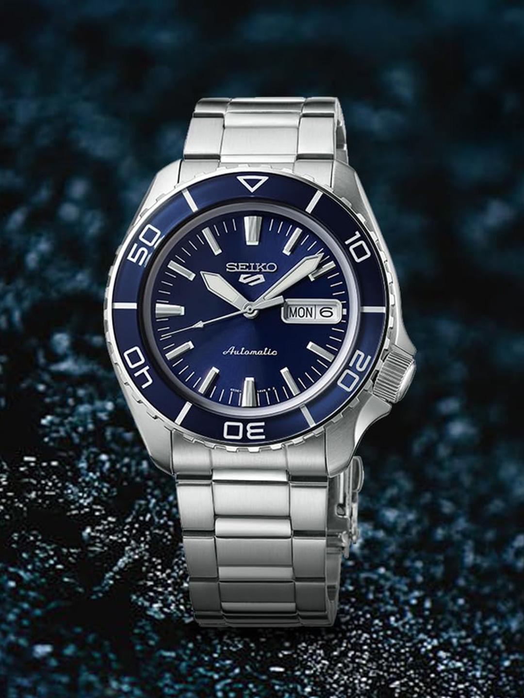 SEIKO Men Dial & Stainless Steel Bracelet Style Straps Analogue Automatic Watch SRPK97K1 - Image 1