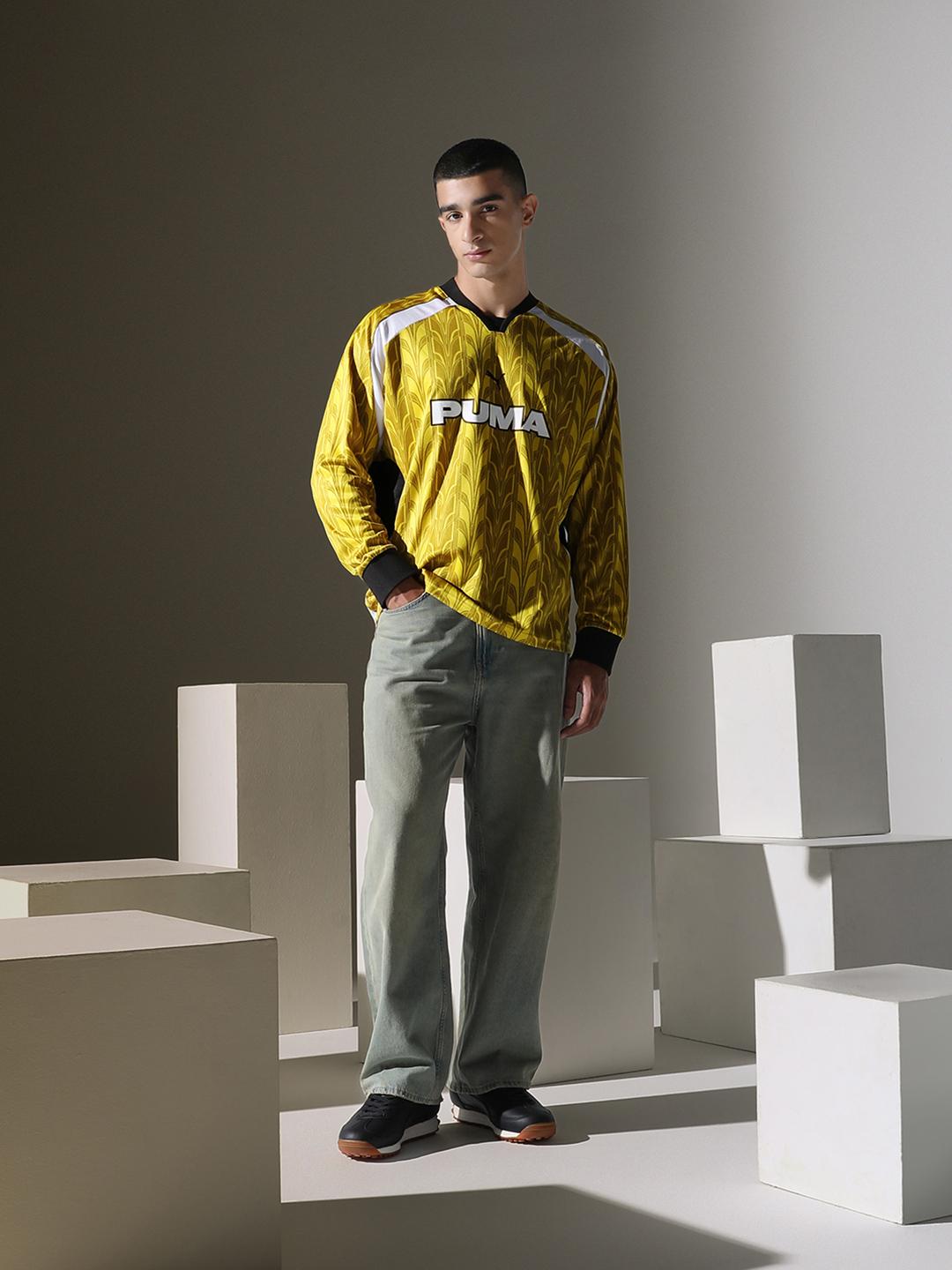 Buy Puma Unisex Football Nostalgia Relaxed Fit Long Sleeve Jersey