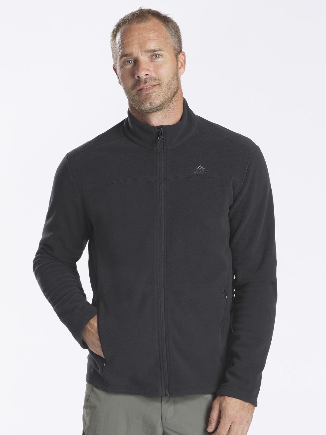 Decathlon Quechua MH100 Black Hiking Fleece Jacket - Image 1